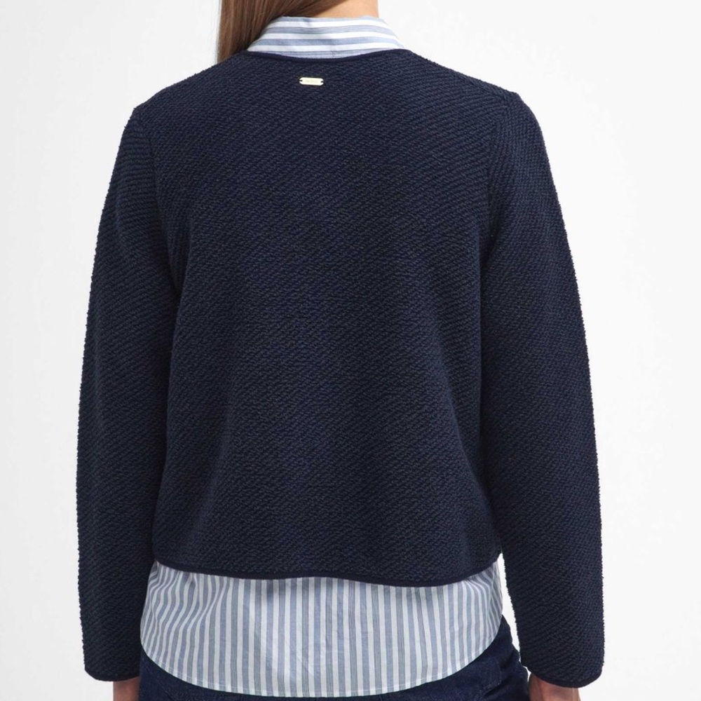 Barbour Celeste Cardigan, Cream, US4/UK8 - Picture 5 of 11